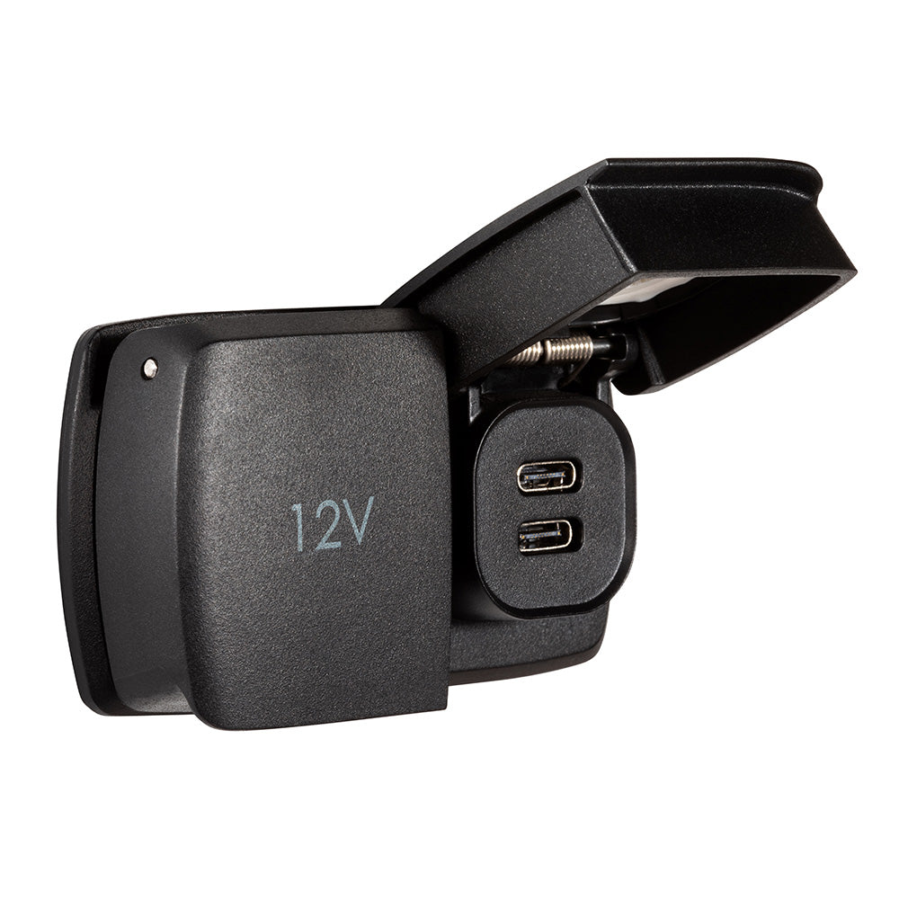 Scanstrut Flip Pro Multi - Toma de corriente doble USB-C y 12V