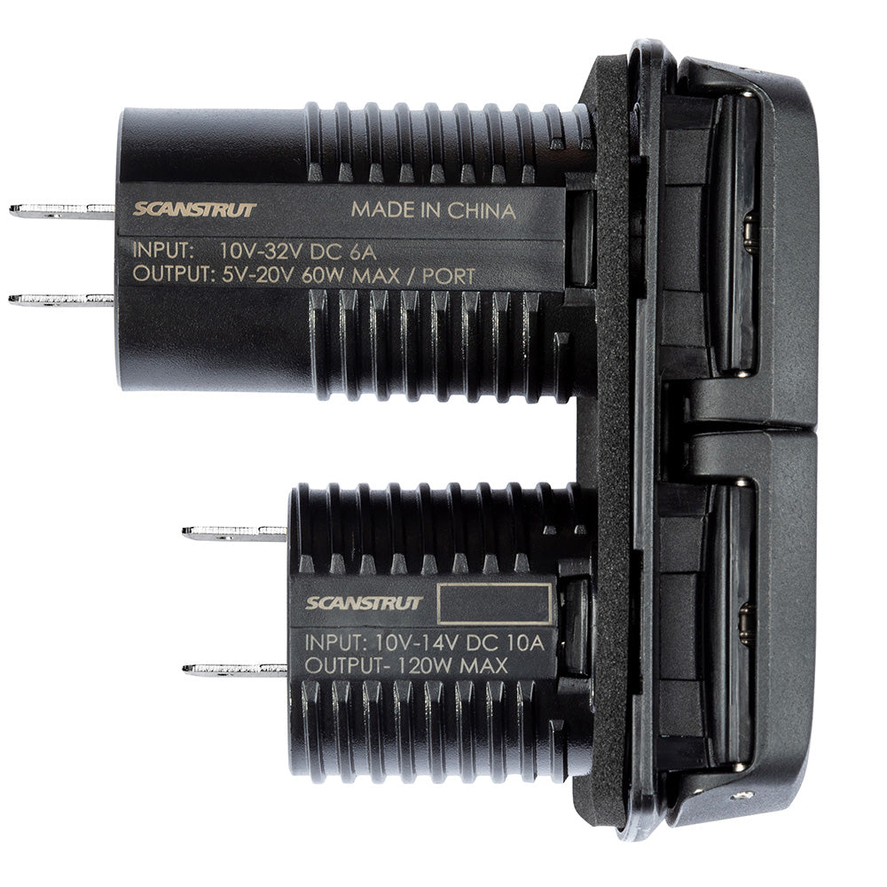 Scanstrut Flip Pro Multi - Toma de corriente doble USB-C y 12V