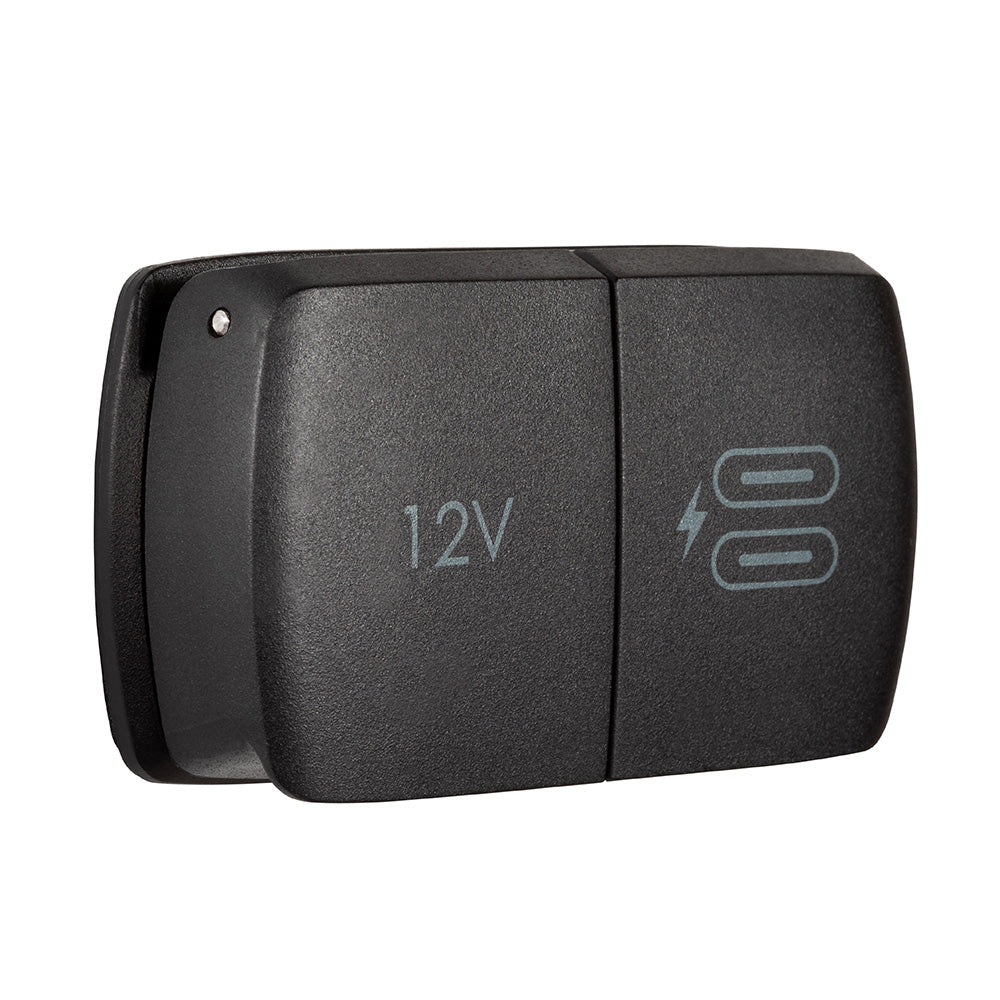 Scanstrut Flip Pro Multi - Toma de corriente doble USB-C y 12V