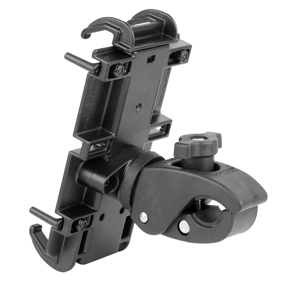 Soporte para teléfono RAM Mount Quick-Grip™ XL con Tough-Claw™ de perfil bajo
