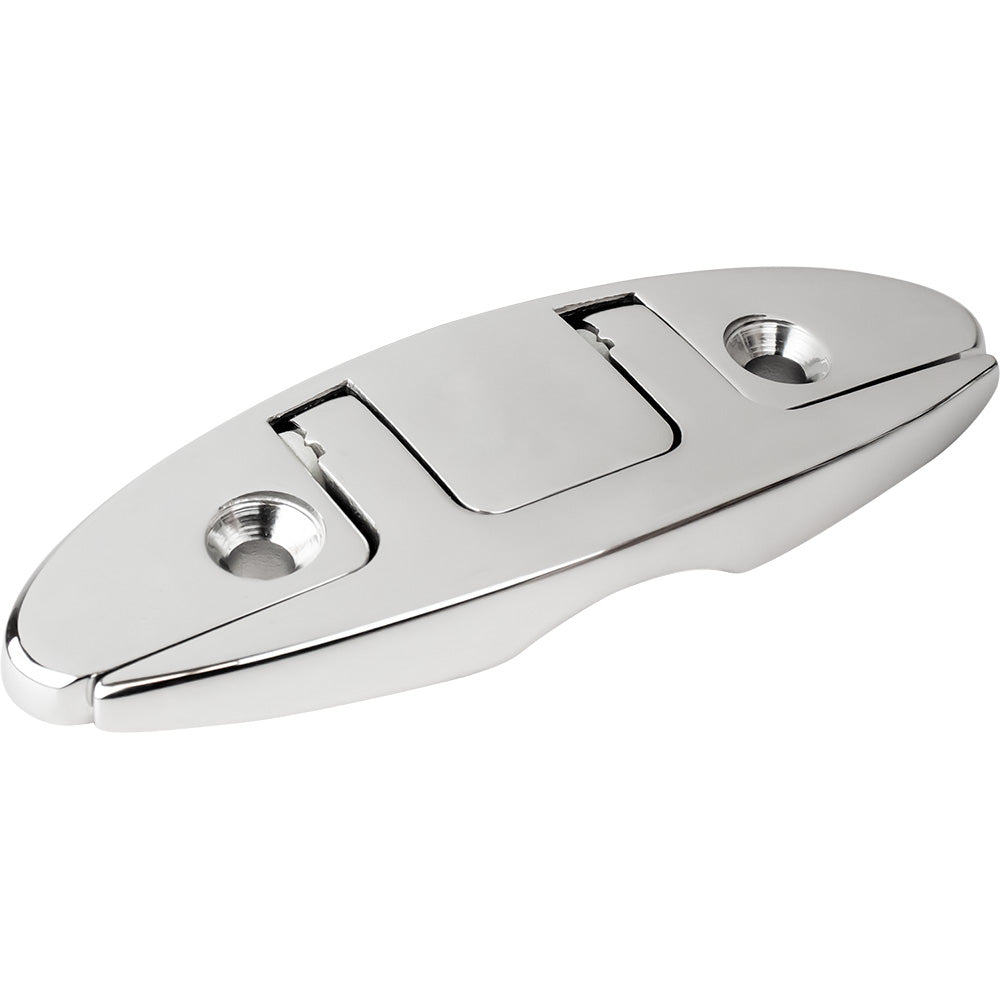 Cornamusa plegable ovalada de acero inoxidable Sea-Dog de 5"