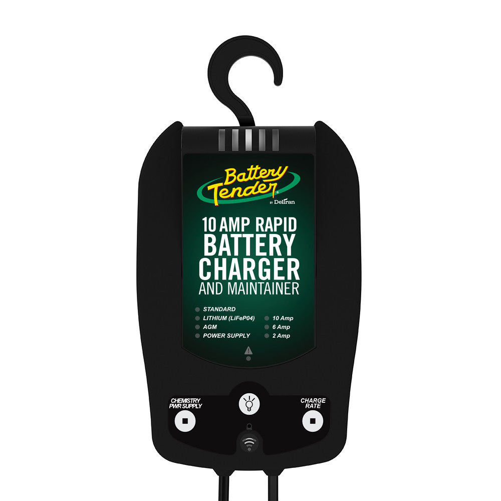 Cargador de baterías Battery Tender de 12V, 10/6/2A con química seleccionable