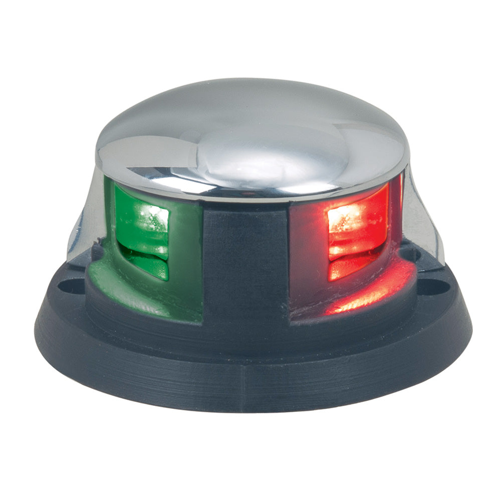 Luz de navegación LED bicolor Perko de montaje horizontal - Zinc cromado
