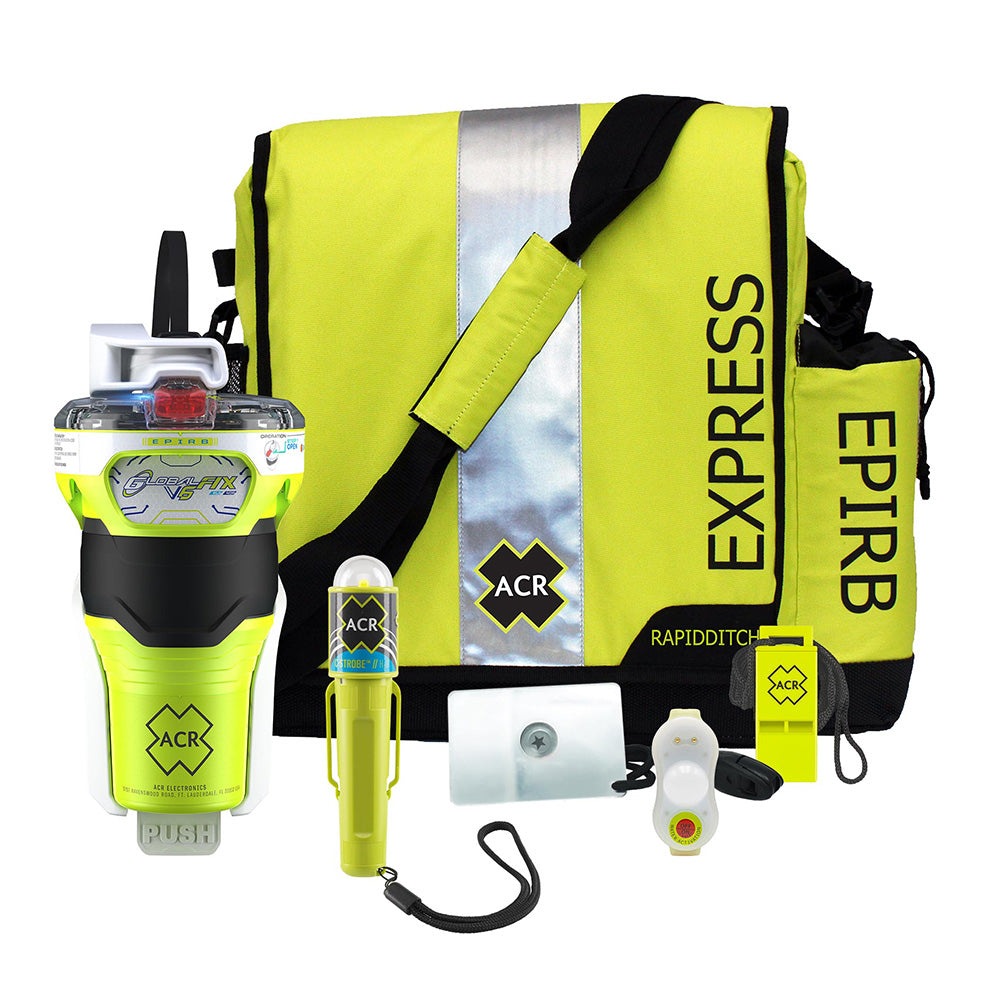 Kit de supervivencia con radiobaliza EPIRB ACR GlobalFix V6