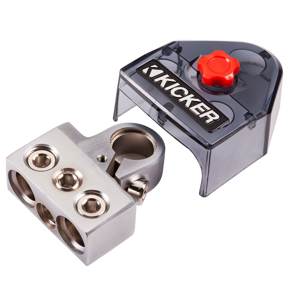 Terminal de batería KICKER BTPN3 +/- para cable de calibre 1/0-8