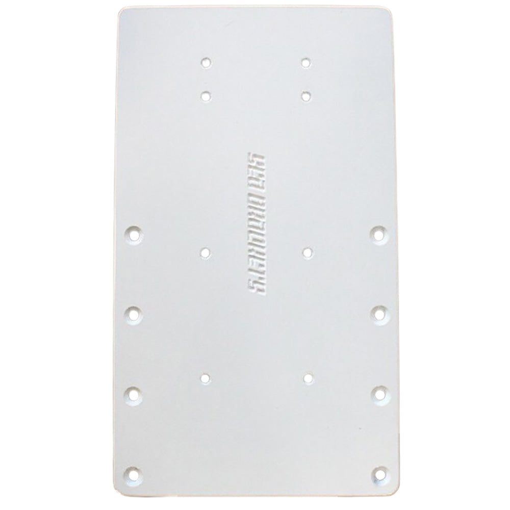 Placa recta para motor de curricán Sea Brackets de 14"