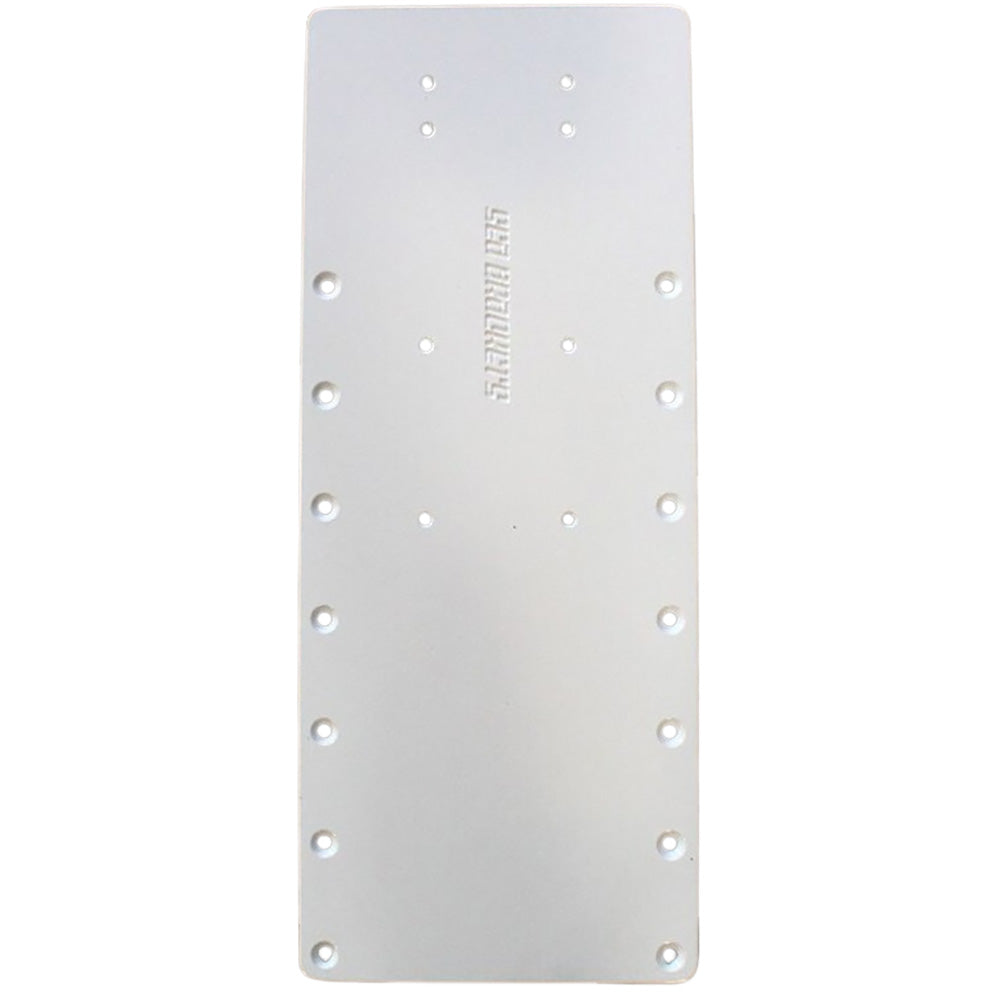 Placa recta para motor de curricán Sea Brackets de 20"