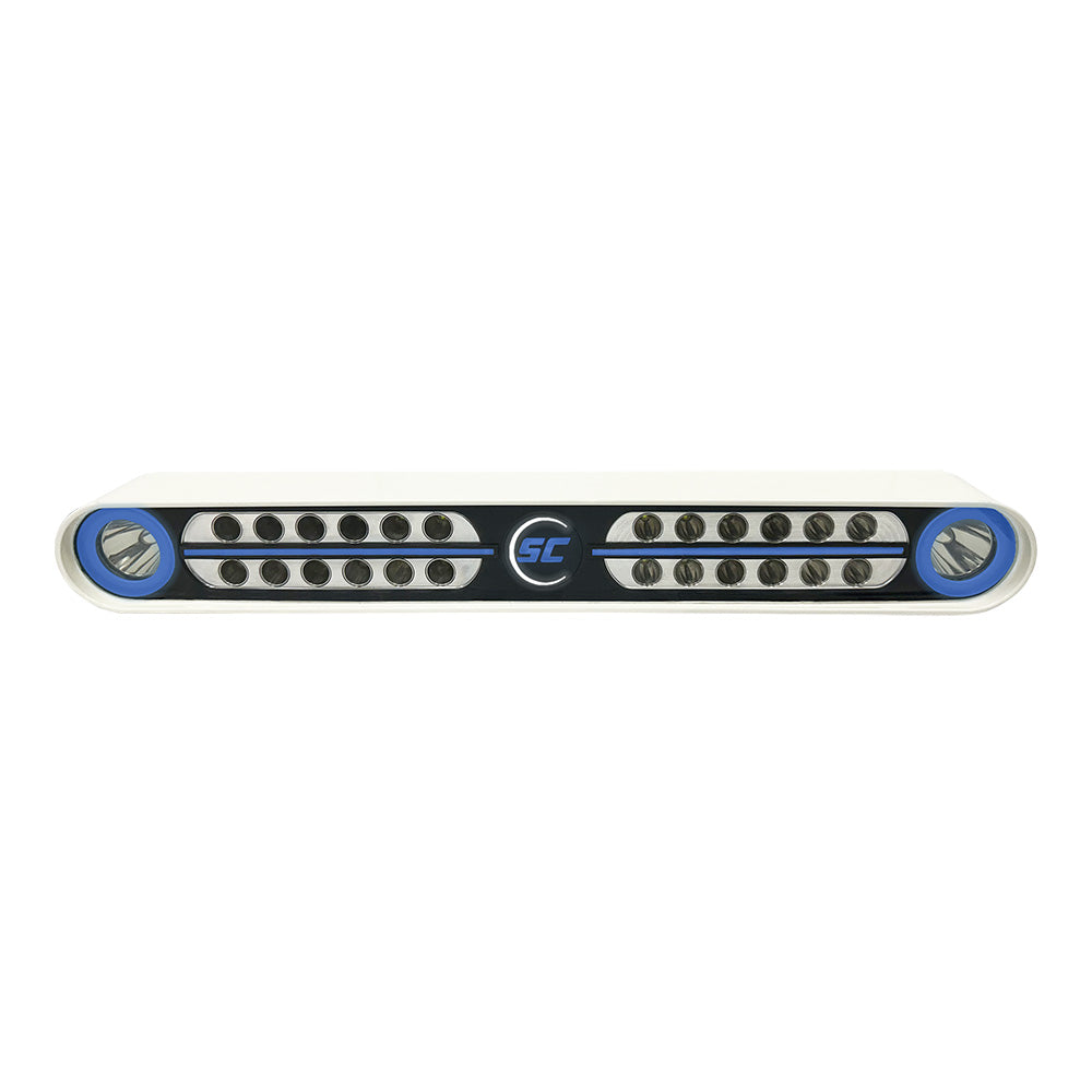 Barra de luz LED Shadow-Caster Eagle Ray - Carcasa blanca y óptica dual