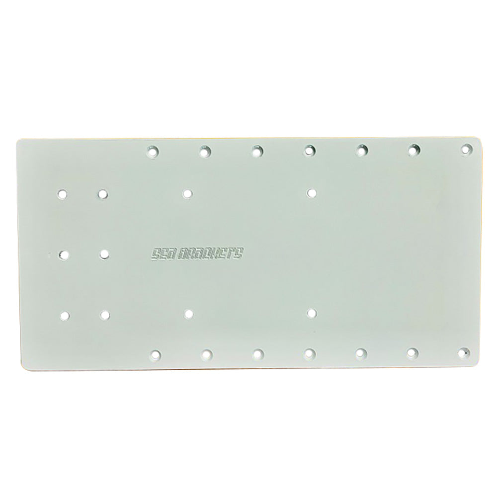 Placa recta para motor de curricán Sea Brackets de 20" para Minn Kota Quest