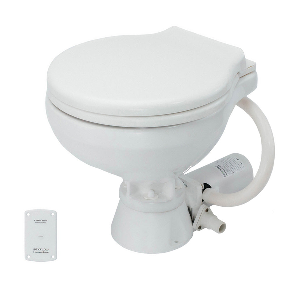 Inodoro eléctrico estándar Johnson Pump - Tipo macerador compacto - 24V