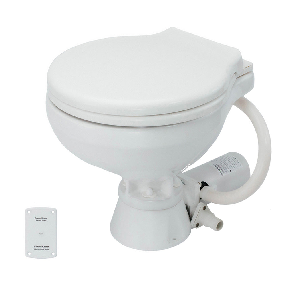Inodoro eléctrico estándar Johnson Pump - Estilo macerador Comfort - 24V