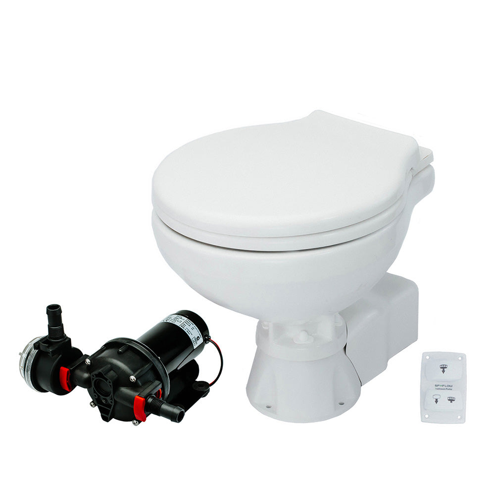 Inodoro eléctrico compacto y silencioso Johnson Pump AquaT - 24V