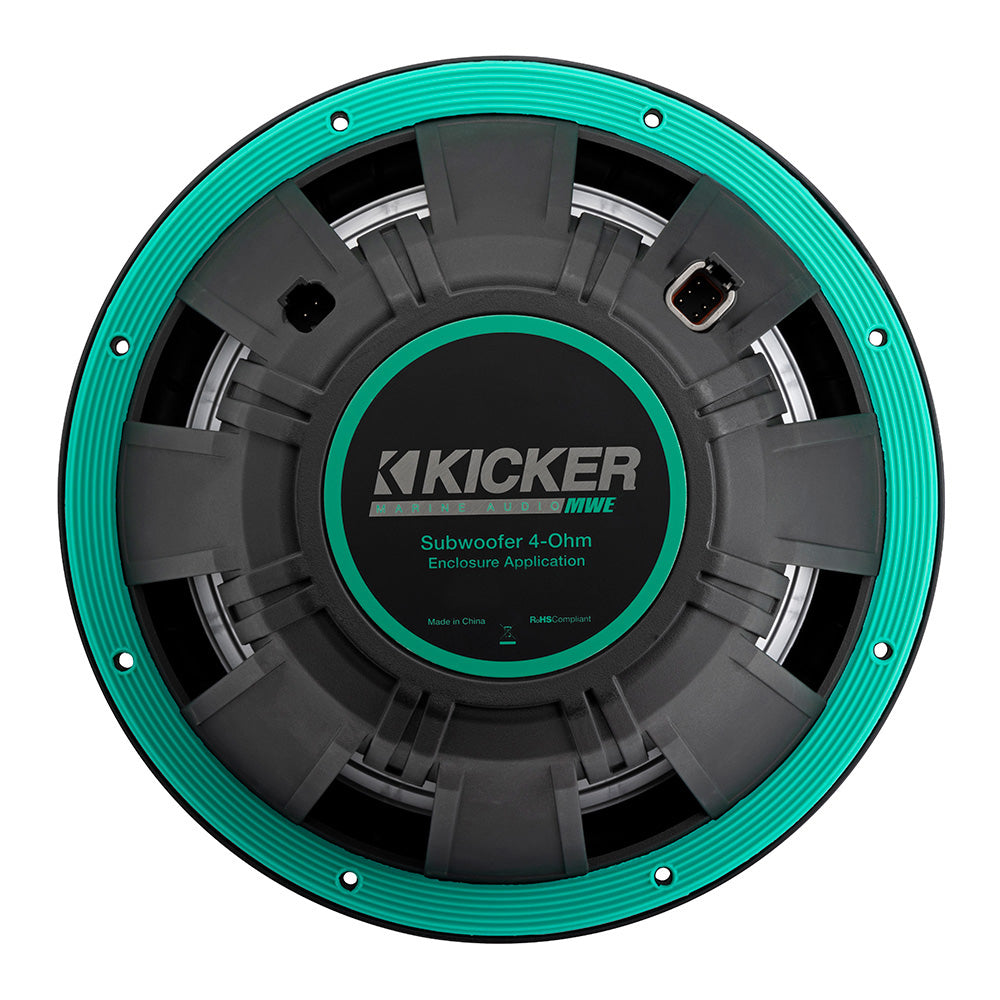 Subwoofer marino premium KICKER de 12" para aplicaciones en caja - 4 ohmios