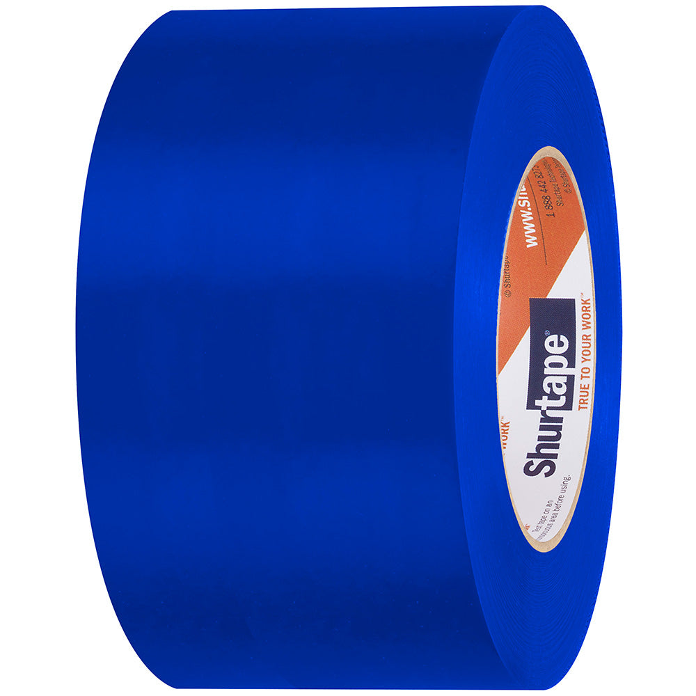 Cinta Termoencogible Marina Shurtape Resistente a Rayos UV - Rollo de 72 mm x 55 m - Borde Recto Azul