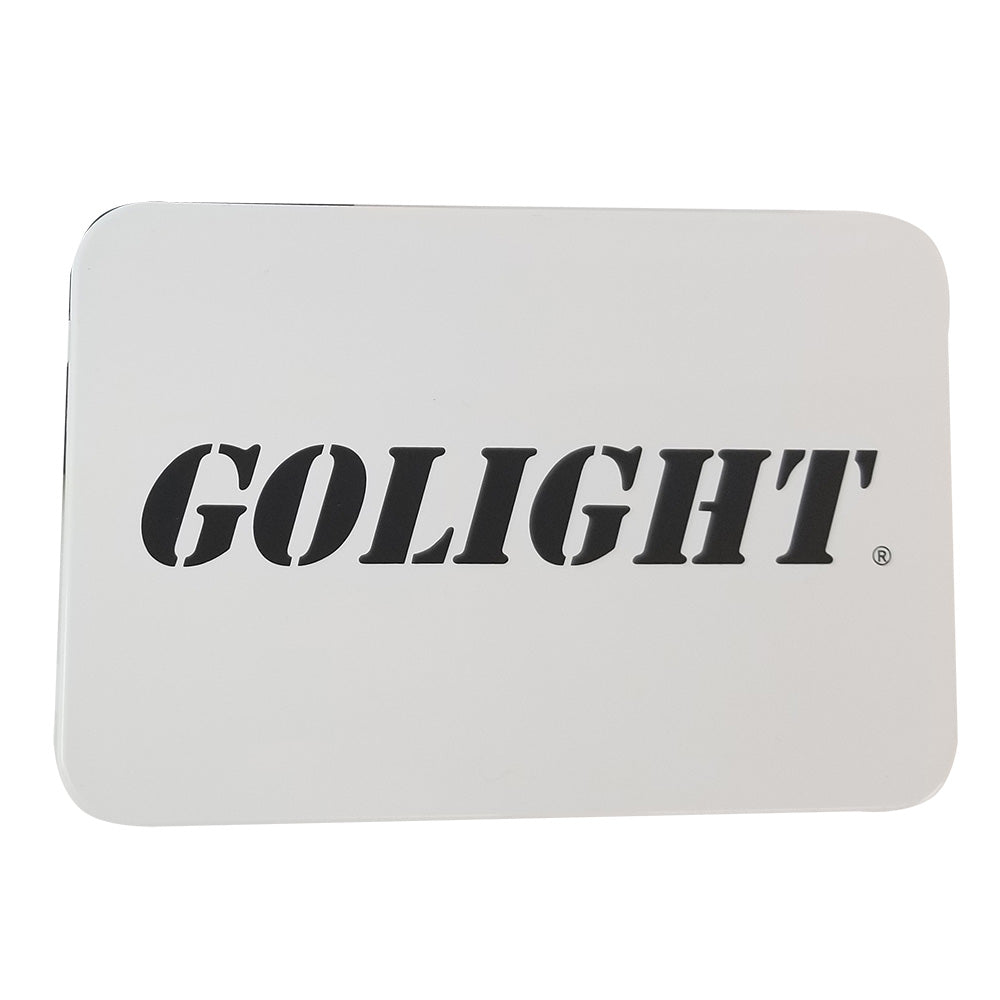Cubierta de lente protectora a presión Golight para luces halógenas de la serie GT - Blanca