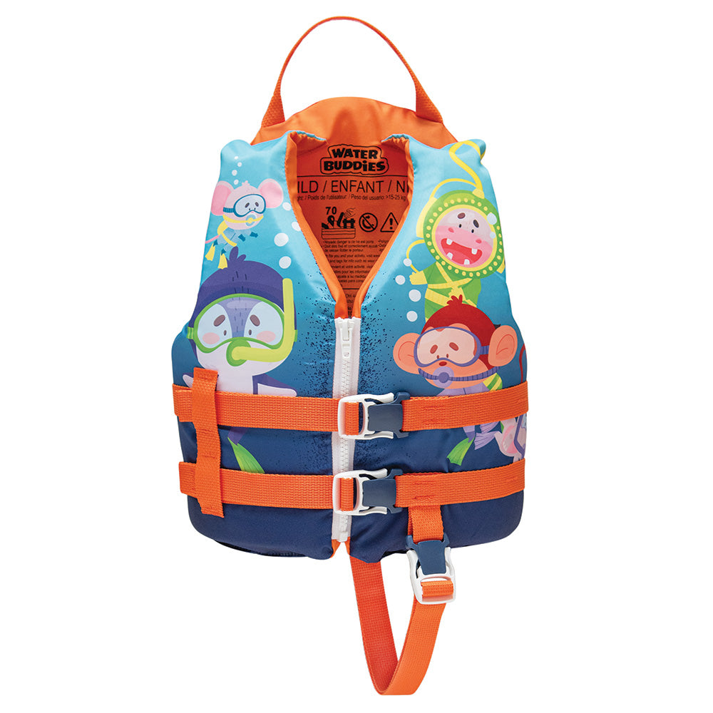 Chaleco salvavidas tipo III Full Throttle Child Water Buddies - Tiburón - 30-50 lbs