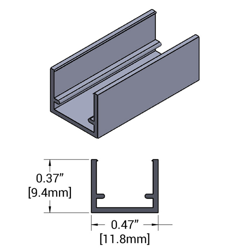 Riel de Neón Mini para Embarcaciones Shadow-Caster - 1 Metro
