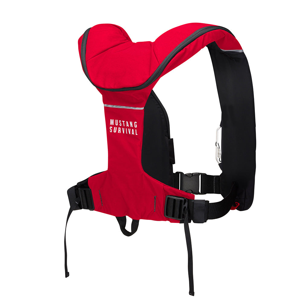 Chaleco salvavidas inflable Mustang Elite 190 Offshore - Rojo/Negro