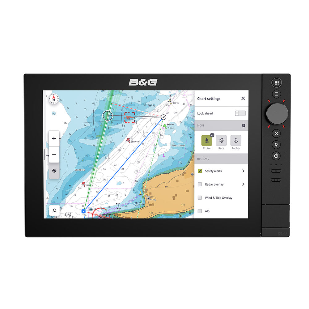 B&G Zeus® SR 12 12" MFD con C-MAP DISCOVER X para EE. UU./Canadá - Sin sonda