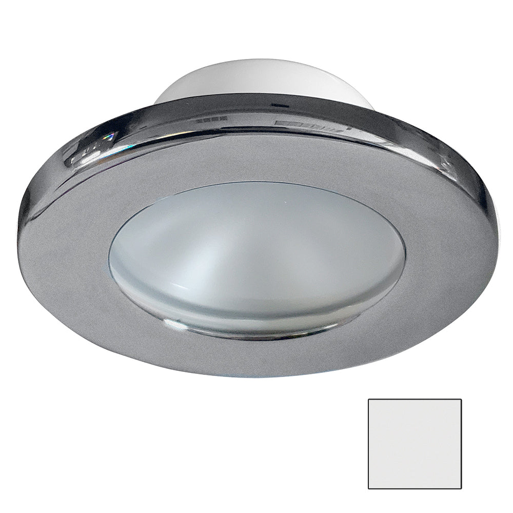 i2Systems Apeiron A3101Z - Luz de montaje a rosca de 2.5W - Blanco frío - Níquel cepillado