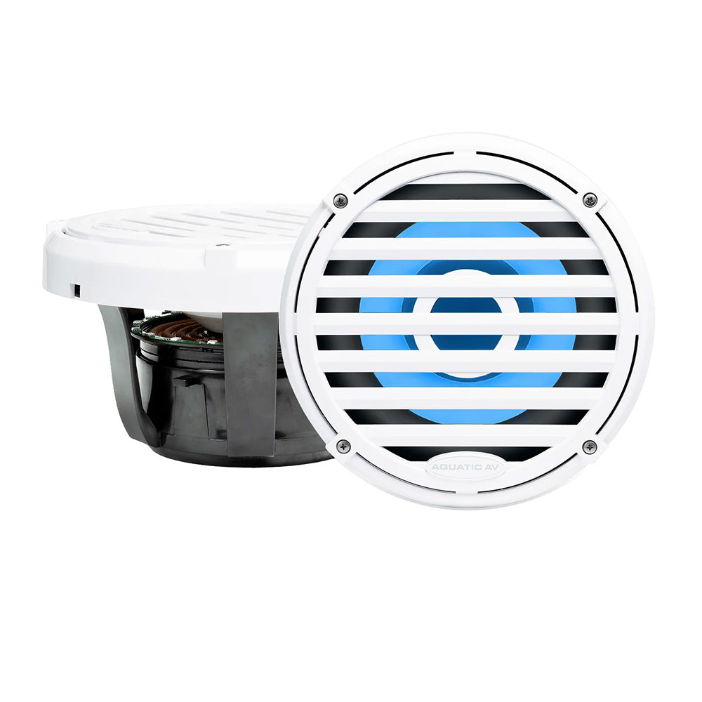 Subwoofer RGB de 10" Aquatic AV Elite - Blanco