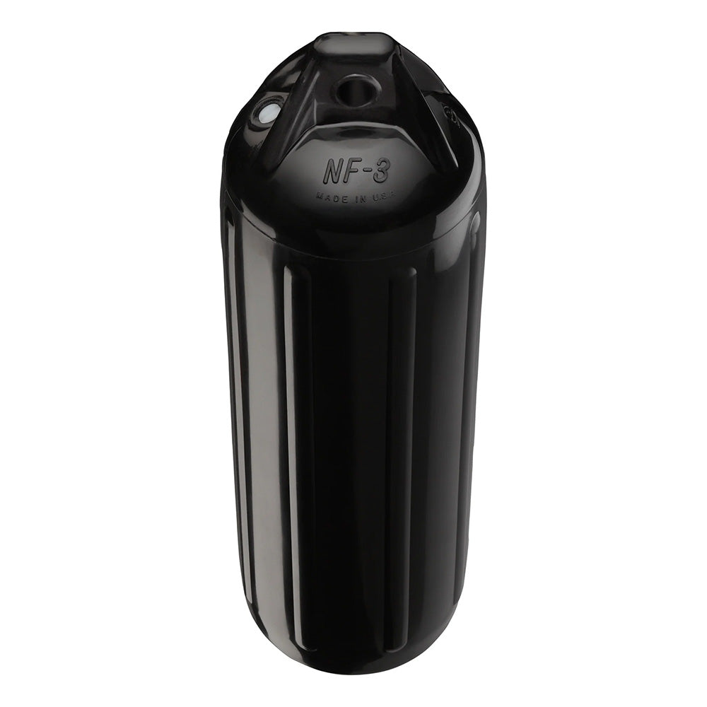 Defensa Polyform NF-3 de alta resistencia con doble ojo, 5.6" x 19" - Negro