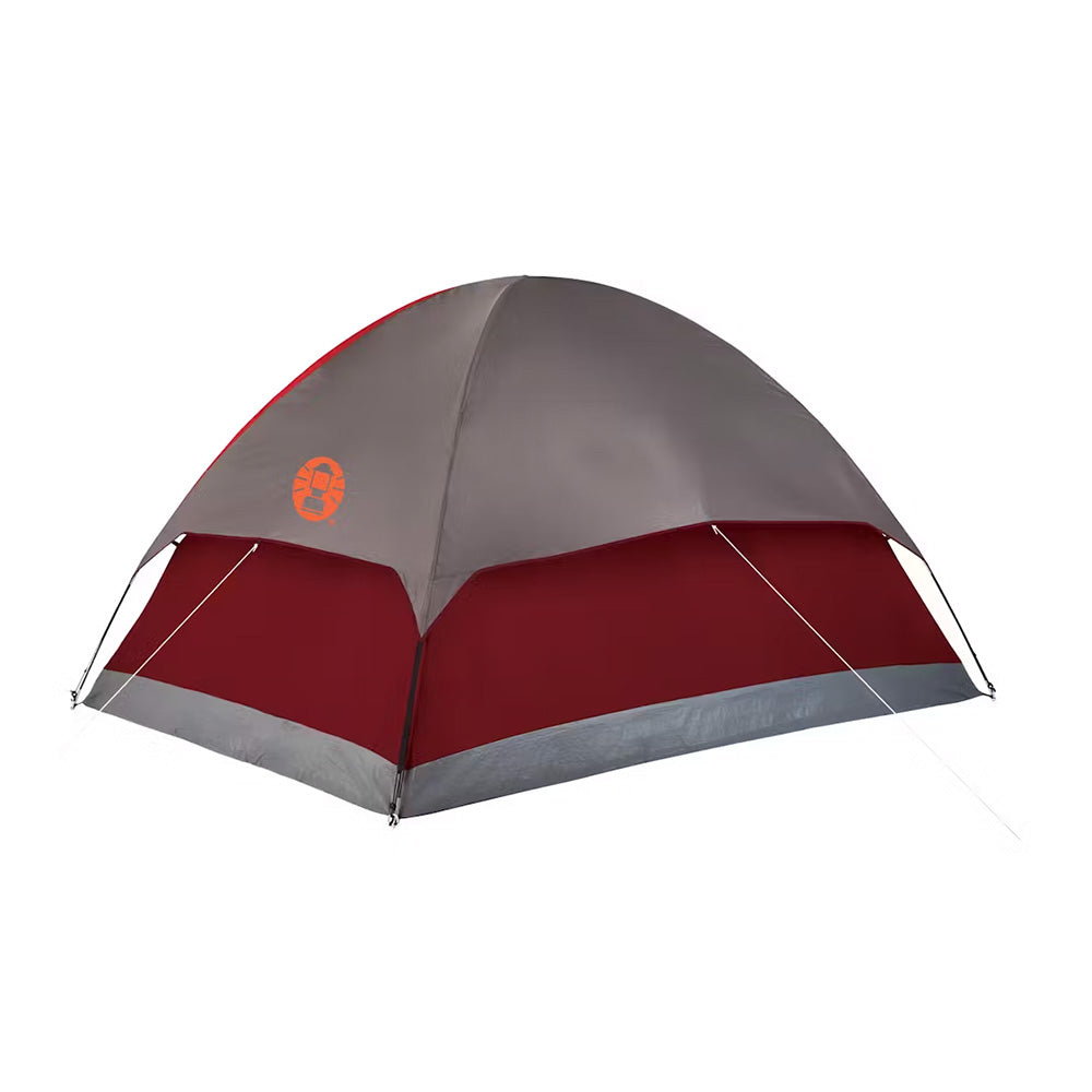 Tienda de campaña tipo domo ligera Coleman 4-Person Flatwoods II™ - Roja