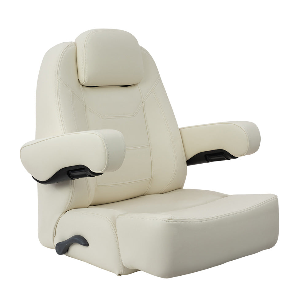 Asiento Springfield Charter Helm respaldo bajo con refuerzo - Blanco hueso