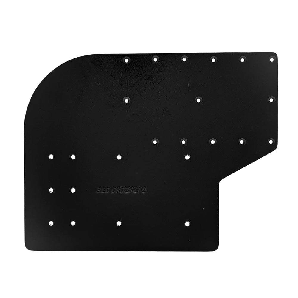 Soporte grande Sea Brackets para motor de arrastre con desplazamiento para Minn Kota Quest - Negro