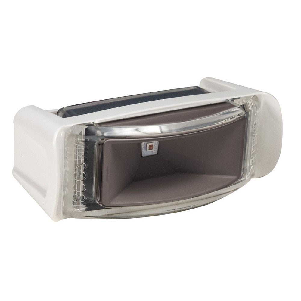 Luz de navegación empotrada Lumitec Contour - Roja (babor) - Carcasa blanca