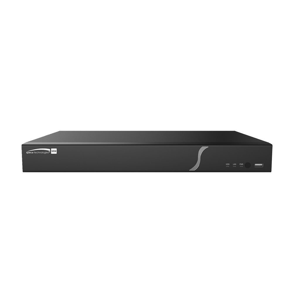Speco 4-Channel 4K H.265 NVR w/POE & 1 SATA - NDAA - 2TB