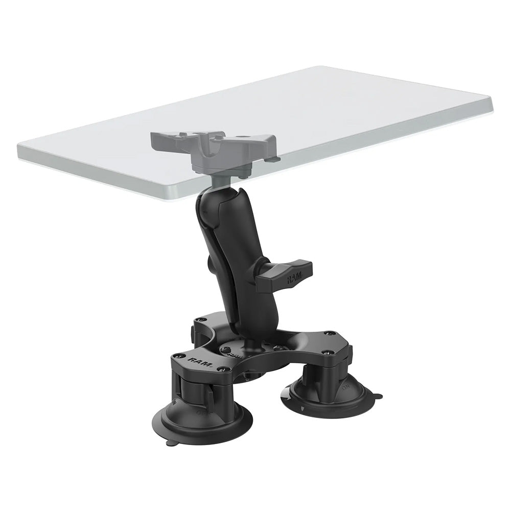 Soporte RAM® Twist-Lock™ de triple ventosa para Starlink Mini