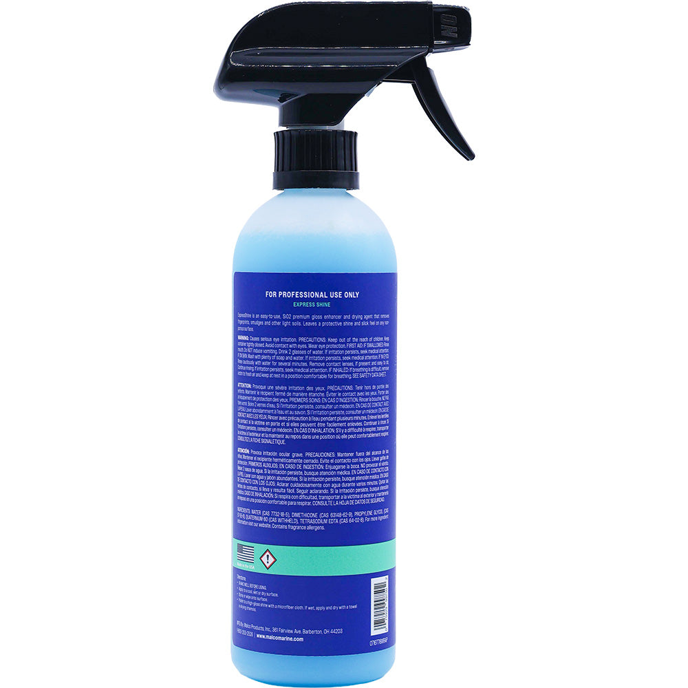 Malco Express Shine SiO2 Detallador en Spray - 16oz
