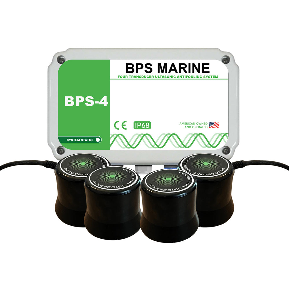 Sistema Ultrasónico Antihongos BPS Marine BPS-4 de 4 Transductores - 12VCC