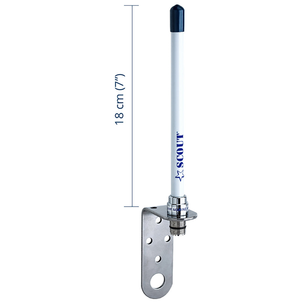 Scout KM-10 VHF Fiberglass Antenna 0,18M (7") Length