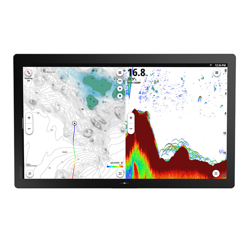 Simrad NSO 4 24" MFD con carta C-MAP Discover X para Norteamérica