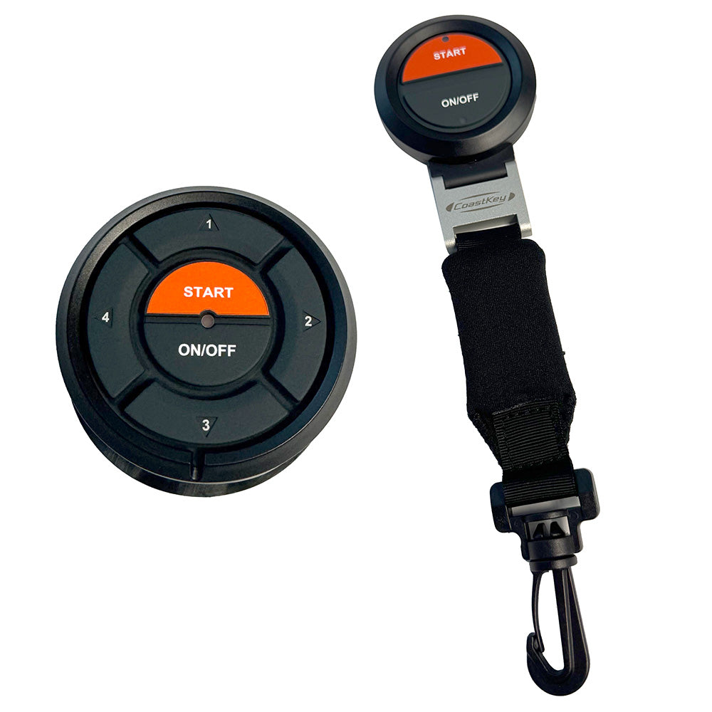 Encendido sin llave CoastKey Standard Quad para motores Mercury con arranque/parada sin llave, arranque/parada remoto y Ecos