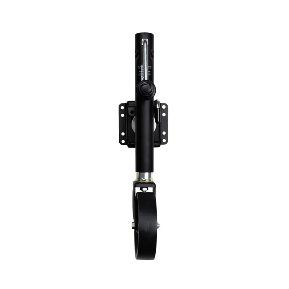 Gato Powerwinch Select Series - 1500lb, atornillable, rueda única, negro carbón