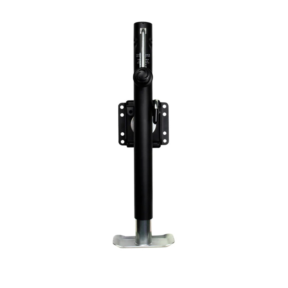 Powerwinch Select Series Jack - 2500lb, Weld-On, Flat Plate, Carbon Black