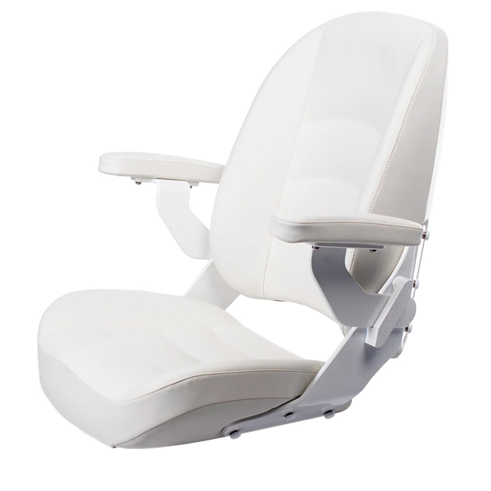Asiento Corbin de respaldo medio Shockwave S5 - Blanco tormenta