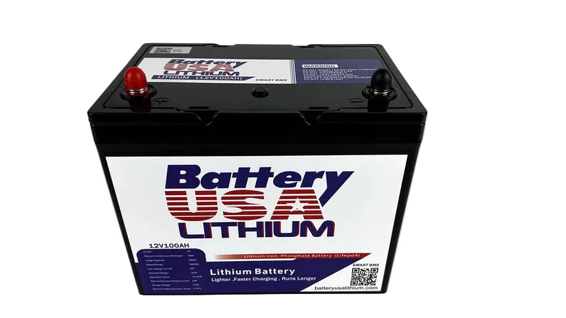 Battery USA 12v 100ah LiFePO4 Lithium Battery