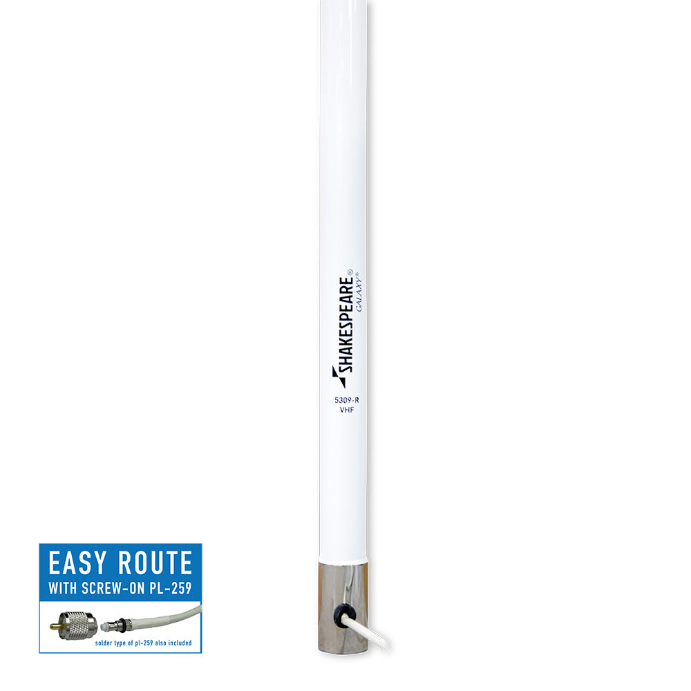 Antena VHF Shakespeare 5309-R Galaxy de 23' - Ganancia de 9dB
