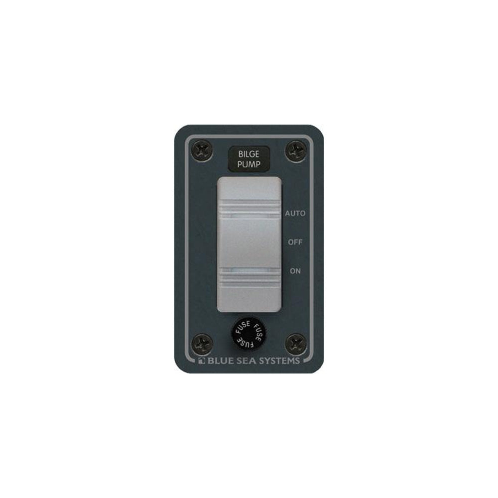Blue Sea 8263 Panel de control de bomba de achique simple Contura