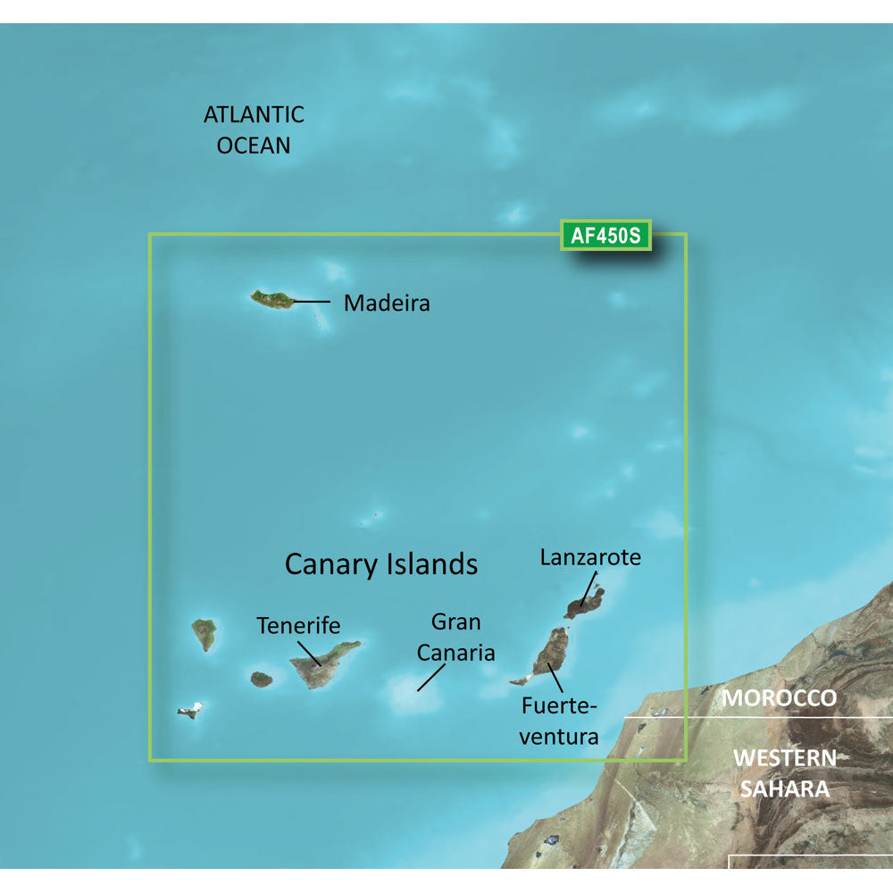 Garmin BlueChart® g3 Vision® HD - VAF450S - Madeira y las Islas Canarias - microSD™/SD™