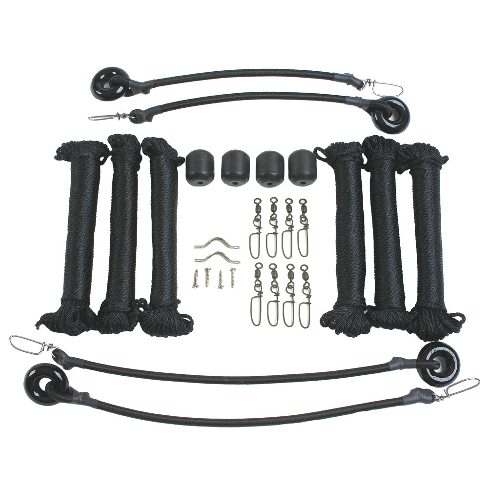 Kit de aparejo Deluxe de Lee - Aparejo doble para embarcaciones de hasta 37 pies.