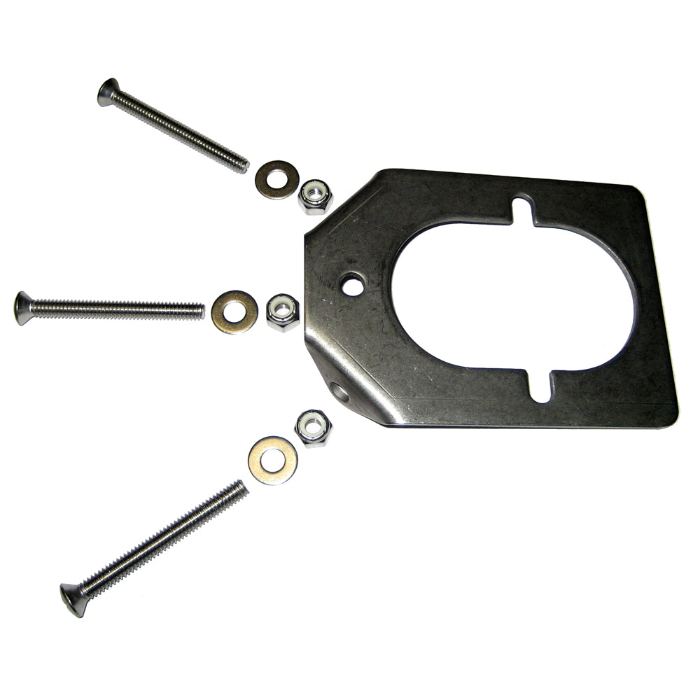 Placa posterior de acero inoxidable de Lee para portacañas medianos