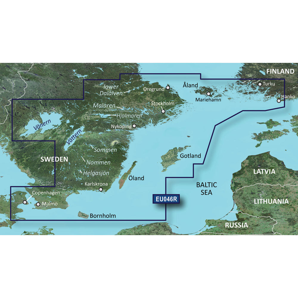 Garmin BlueChart® g3 HD - HXEU046R - Oregrund Aland a Malmö - microSD™/SD™