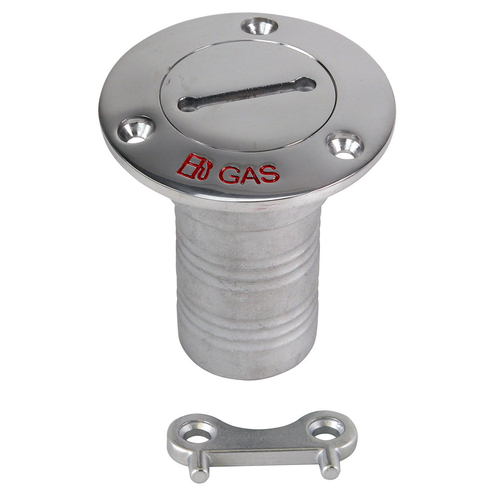 Whitecap Boca de llenado en cubierta para manguera - Manguera de 2" - Gasolina