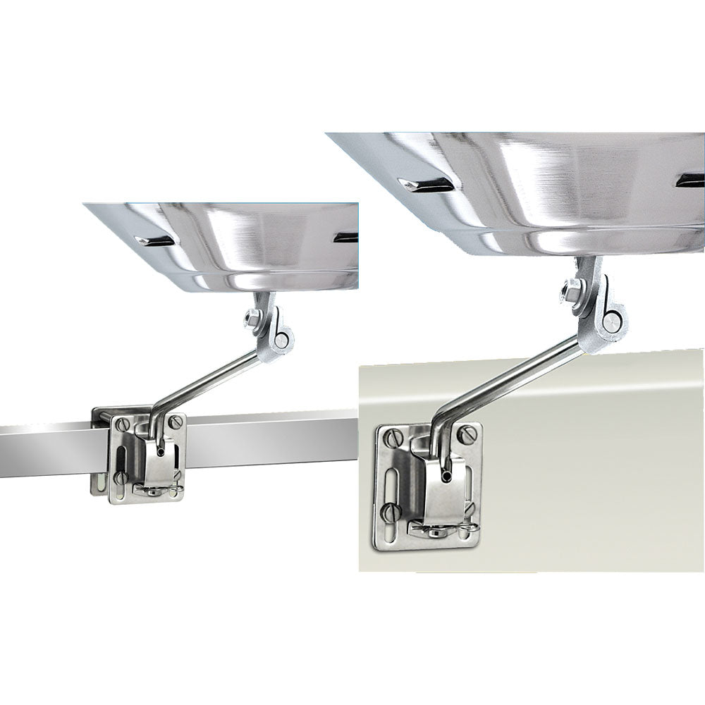 Montaje de mamparo o riel cuadrado/plano para Magma Marine Kettle®