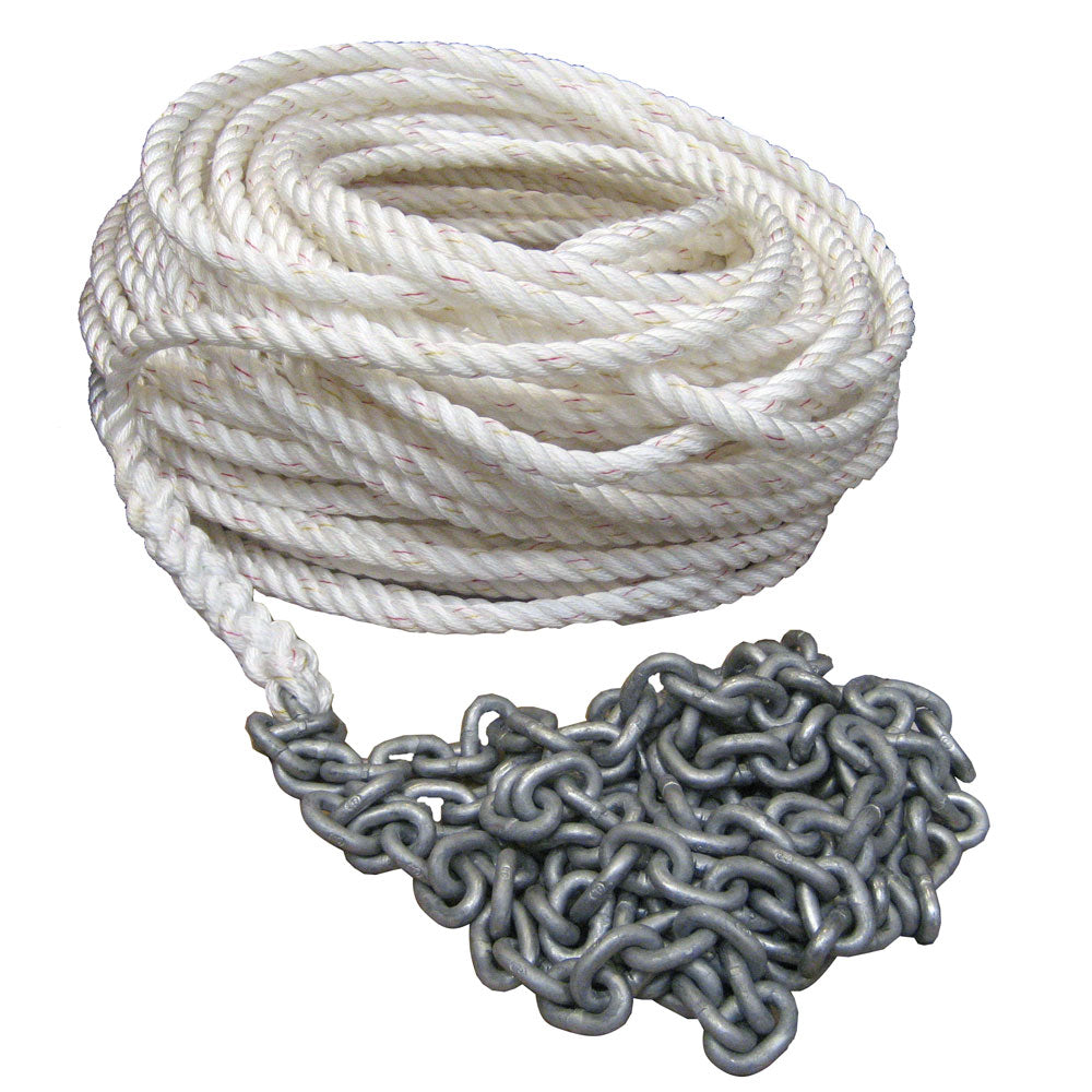 Powerwinch 250' de cabo de 5/8" 20' de rode de cadena HT de 5/16"